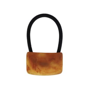 haarelastiek cuff mat bruin_1 Haarelastiek – Cuff 4cm – Recht – Matte Kleur – Bruin