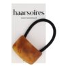 haarelastiek cuff mat bruin_2 Haarelastiek – Cuff 4cm – Recht – Matte Kleur – Bruin