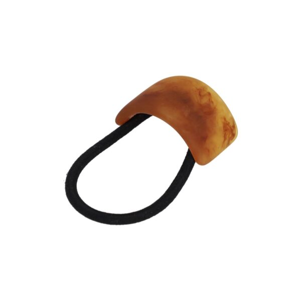 haarelastiek cuff mat bruin_4 Haarelastiek – Cuff 4cm – Recht – Matte Kleur – Bruin