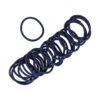 Haarelastiekjes Mini 2cm - Dun - Zonder Metaal - Blauw - Set van 24