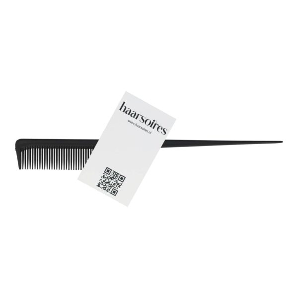 Styling Tool Haarkam 25cm - Puntkam - Kunststof - Zwart