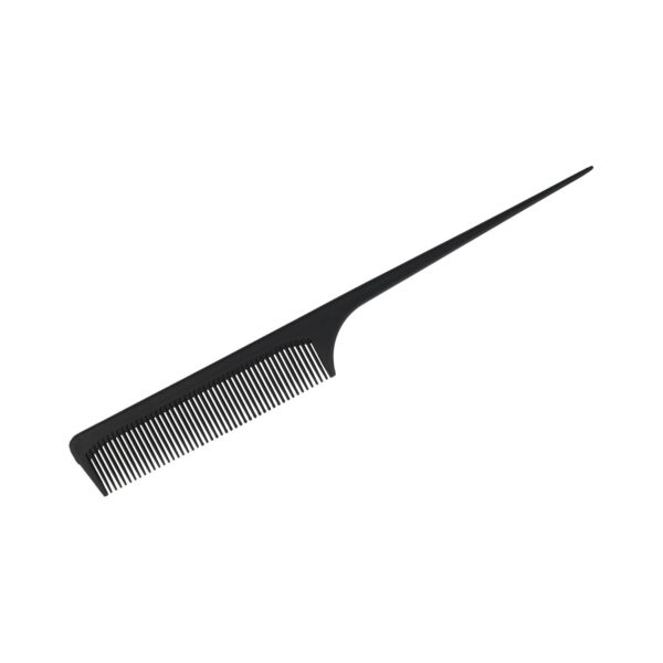 Styling Tool Haarkam 25cm - Puntkam - Kunststof - Zwart
