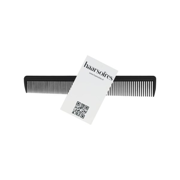 Styling Tool Haarkam 19cm - Smalle Kam - Fijne Tanden - Zwart
