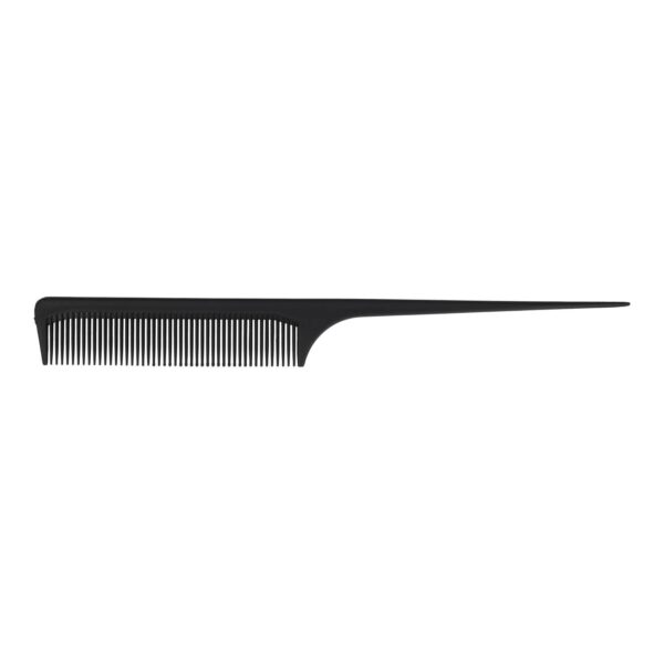 Styling Tool Haarkam 25cm - Puntkam - Kunststof - Zwart