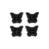 Haarspeld Haarklemmen 2,5cm – Vlinder – Zwart – Set van 4