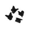 Haarspeld Haarklemmen 2,5cm – Vlinder – Zwart – Set van 4