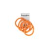 Haarelastieken Gedraaid - Hair Tie - Oranje - Set van 5