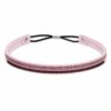 hb-glitter-paars Haarband Glitter - Strass Steentjes - Dubbel - Lila Paars