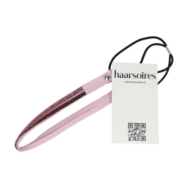 hb glitter steentjes dubbel_8 Haarband Glitter - Strass Steentjes - Dubbel - Lila Paars