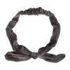 hb ribstof ijzerdraad strik_1 Haarband Knoop – Strikje met IJzerdraad – Velvet Ribstof – Grijs