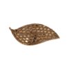 Haarspeld Klikklak 8cm - Blad Vorm - Glitter Steentjes - Bruin