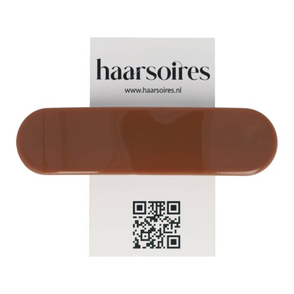Haarspeld Patentspeld 10cm - Glans - Bruin