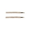 Haarspeld Schuifspeldjes Recht 6cm - Dubbele Rij - Strass Steentjes - Goud - Set van 2
