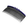 Haarspeld Sierkam Opsteekkam 10cm - Strass Steentjes - Zwart Blauw