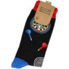 24-funny_4 Sokken - Dart Sport Print - Zwart - Katoen - Maat 38-45