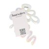 Haarklemmen xl parelmoer_13 Haarspeld Haarklemmen 11cm – XL Bloem Krul Vorm – Wit – Set van 2