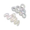 Haarklemmen xl parelmoer_7 Haarspeld Haarklemmen 11cm – XL Bloem Krul Vorm – Grijs – Set van 2