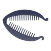 bananenklem 12cm matte kleur_2 Haarspeld Bananenklem 11cm - Staartklem - Basic - Matte Kleur - Donkerblauw