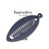 bananenklem 12cm matte kleur_3 Haarspeld Bananenklem 11cm - Staartklem - Basic - Matte Kleur - Donkerblauw
