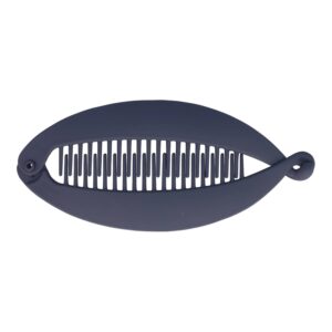 bananenklem 14cm donkerblauw_2 Haarspeld Bananenklem 14cm - Staartklem - Basic - Matte Kleur - Donkerblauw