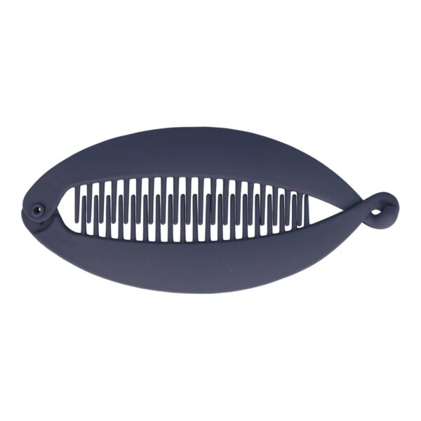 bananenklem 14cm donkerblauw_2 Haarspeld Bananenklem 14cm - Staartklem - Basic - Matte Kleur - Donkerblauw