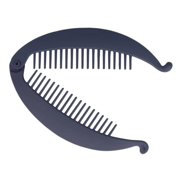 bananenklem 14cm donkerblauw_3 Haarspeld Bananenklem 14cm - Staartklem - Basic - Matte Kleur - Donkerblauw