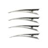 duckklem basic zilver 7cm_1 Haarspeld Duckklem 7cm – Basic – Glad – Metaal – Zilver – Set van 4