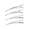 duckklem basic zilver 7cm_2 Haarspeld Duckklem 7cm – Basic – Glad – Metaal – Zilver – Set van 4