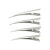 duckklem basic zilver 7cm_3 Haarspeld Duckklem 7cm – Basic – Glad – Metaal – Zilver – Set van 4