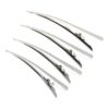 duckklem basic zilver 7cm_6 Haarspeld Duckklem 7cm – Basic – Glad – Metaal – Zilver – Set van 4