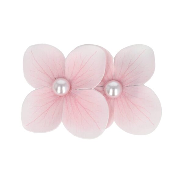 duckklem bloem dubbel_11 Haarspeld Duckklem 7cm – Dubbele Bloem – Parel – Lichtroze
