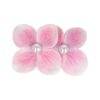 duckklem bloem dubbel_15 Haarspeld Duckklem 7cm – Dubbele Bloem – Parel – Roze
