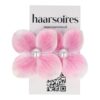 duckklem bloem dubbel_20 Haarspeld Duckklem 7cm – Dubbele Bloem – Parel – Roze