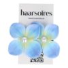 duckklem bloem dubbel_24 Haarspeld Duckklem 7cm – Dubbele Bloem – Parel – Blauw