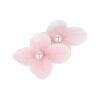 duckklem bloem dubbel_5 Haarspeld Duckklem 7cm – Dubbele Bloem – Parel – Lichtroze