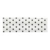 haarband stippen print_3 Haarband Stof 7cm – Stippen Print – Jersey – Zwart Wit
