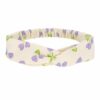 haarband-twist-tulp-bloem-creme-paars Haarband Twist 5cm – Tulp Bloemen Print – Paars Creme