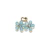 haarklem bloemen 4cm glitter_5 Haarspeld Haarklem 4cm – Glitter Bloemen – Blauw