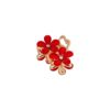 haarklem bloemen 4cm glitter_8 Haarspeld Haarklem 4cm – Glitter Bloemen – Rood