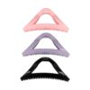 Haarspeld Haarklemmen 11cm – XL Driehoek Vorm – Zwart Roze Paars – Set van 3