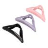 Haarspeld Haarklemmen 11cm – XL Driehoek Vorm – Zwart Roze Paars – Set van 3