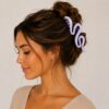 Haarspeld Haarklemmen 11cm – XL Fantasie Vorm – Groen Blauw Paars – Set van 3