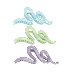 Haarspeld Haarklemmen 11cm – XL Fantasie Vorm – Groen Blauw Paars – Set van 3