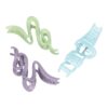 Haarspeld Haarklemmen 11cm – XL Fantasie Vorm – Groen Blauw Paars – Set van 3