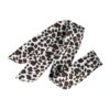 haarlint panter_8 Haarband Haarlint 85cm - Panter Print - Bruin Wit