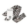 haarlint panter_9 Haarband Haarlint 85cm - Panter Print - Bruin Wit
