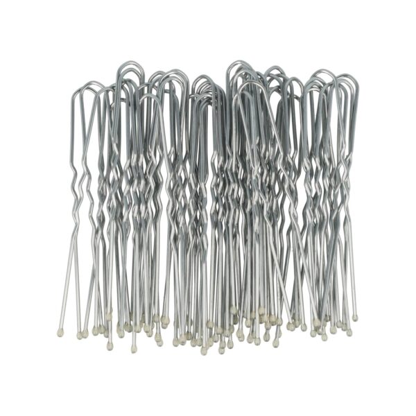 Styling Tool - Haardotspelden 6cm – Metalen Haarpinnen – Zilver – Set van 40