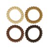 invisibobble bruin tinten set van 4_1 Haarelastieken Invisibobble - Telefoondraad - Bruin Beige - Set van 4