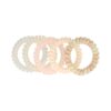 Haarelastieken Invisibobble - Telefoondraad - Mix - Beige Naturel - Set van 5