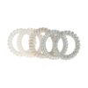 Haarelastieken Invisibobble - Telefoondraad - Mix - Grijs - Set van 5
